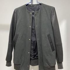 ポールスミス　ノーカラージャケット　メンズL ソリッド ウールストレッチ ジャケット 'A Suit To Travel In