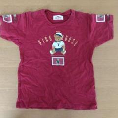ベビーピンクハウス 半袖Tシャツ L 130 くま 平成レトロ 赤