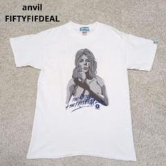 【希少】anvil アンビル　ヴィンテージ　Tシャツ　USA製　バックロゴ
