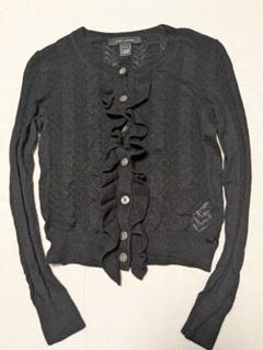 MARC JACOBS◆ケーブルニットカーディガン /M/ウール/ネイビー/M4007513// MARC JACOBS(マークジェイコブス) / ケーブルニットカーディガン