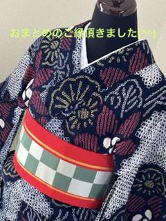 ん✺美品未着用 有松鳴海絞り 高級浴衣 着物 A3290 夏物 本場有松鳴海絞り 浴衣 リサイクル 有松 ゆかた 絞り 木綿