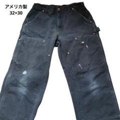 carhartt ダブルニー アメリカ製 32×30 ペンキ フェード - メルカリ