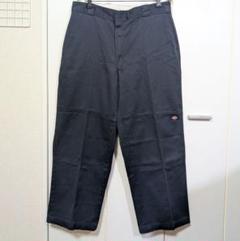 【極太】Dickies ディッキーズ ダブルニー 85283 W38L30 紺