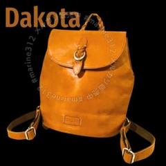 極美品 Dakota ダコタ レザー リュック サック トルク ライトブラウンのサムネイル