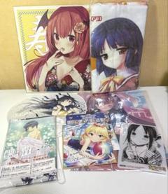 美少女グッズ　コミケ　東方　デレマス　色紙　クリアファイル　タオル　うちわ