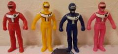 ターボレンジャー当時物!ソフビ４体セット!１９８９年(平成元年) Amazon.co.jp: 高速戦隊ターボレンジャー ヒーローメカ 当時物