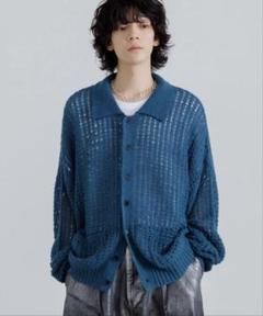 SINSS Knit polo cardigan / ニットポロカーディガン Knit polo cardigan / ニットポロカーディガン（カーディガン