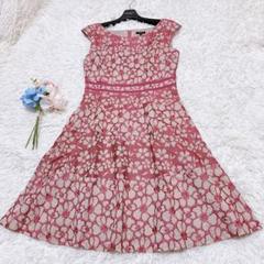 美品　TOCCA 花柄ワンピース 130 新品】TOCCA トッカ 花柄 フレア ワンピース 130 Aライン