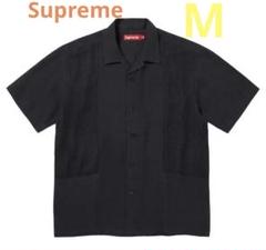 シュプリームsupreme Mesh Panel Linen S/S Shirt