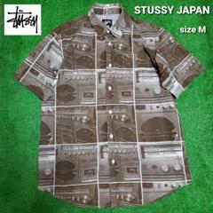 名作　STUSSY ラジカセ柄シャツ　状態良好