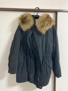 Y2K フェアリーグランジ　moussy ミリタリージャケット　モッズコート グランジ ファーモッズコート カーキ | 古着屋 PINK