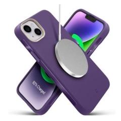 iPhone 13 14 カバー megsafe対応 マットTPU スリム