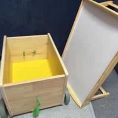 IKEA フリサットおもちゃ収納ケース　ジューラ　折りたたみテーブル　即使用可能