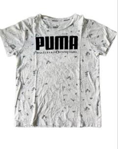 PUMA Tシャツ ロゴ オフホワイト　160cm