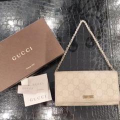 Gucci GGパターン ショルダーバッグ グレー グレー（灰色）系 GUCCI(グッチ) ショルダーバッグ(メンズ