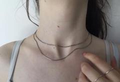 yurika akutsu ネックレス 単品】tos initials necklace(チェーン) | yurikaakutsu