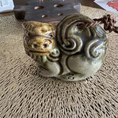 【上作品❗】沖縄の焼物　琉球壺屋焼　作家物　シーサー飾り　練込文　カラカラ　徳利 上作品❗】沖縄の焼物 琉球壺屋焼 作家物 シーサー飾り 練込文