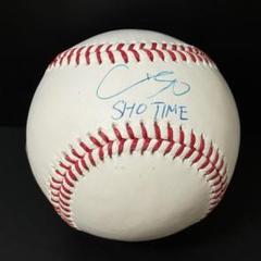 ドジャース 大谷翔平 直筆サイン & SHO TIME ボール ホログラム付 中古】 ドジャース 大谷翔平 直筆サイン & SHO TIME ボール