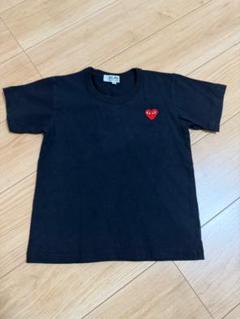 プレイコムデギャルソン　黒Tシャツ（6、120サイズ）　ハート