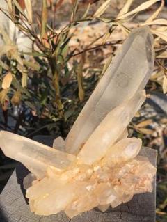 レア　❤️母岩無し　透明感も形も良く　はいパワー　極みの逸品　クラスター　水晶