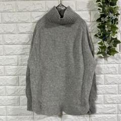 『MICHEL KLEIN』ミッシェルクラン【38】ニット セータ モックネック