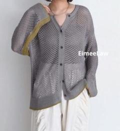 【即購入禁止】EimeeLaw トリミングラメニットプルオーバー＆カーデのサムネイル
