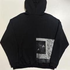 ANN DEMEULEMEESTER ブラック フード付きパーカー XXS ANN DEMEULEMEESTER ブラック フード付きパーカー XXS Ann