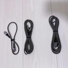 USB Type C ケーブル L字型 両端 2m + 1m + 0.3m