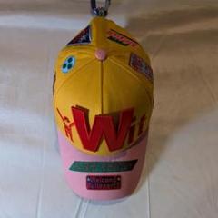Walter Van Beirendonckメンズ イエロー＆ピンク ハット Walter Van Beirendonckメンズ イエロー＆ピンク ハット W Cap +