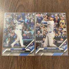 大谷翔平　2024 topps now 50/50 WSC 2枚セット