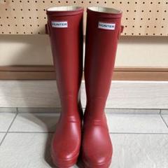 HUNTER ピンク 長靴 バックル付き HUNTER ピンク 長靴 バックル付き