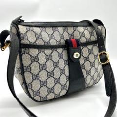 美品✨GUCCI グッチ ショルダーバッグ ブラック シマ シェリーライン シェリーライン ショルダーバッグ ブラック 169937 492715 GG