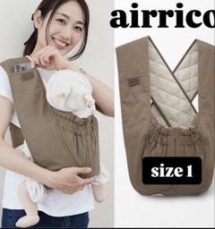 【美品】airrico エアリコ　ボタリカル柄　size 1 楽天市場】抱っこ紐 簡単｜クロス型 セカンド ヒップシート
