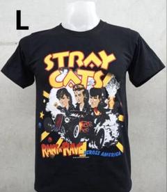 新品　STRAY CATS ストレイキャッツ　Lサイズ バンドTシャツ　ロックのサムネイル