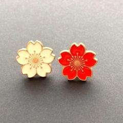 イチグラス　硝子作家 原加奈子の美しい世界　桜　花見　ピアス　ガラス細工 イチグラス 硝子作家 原加奈子の美しい世界 桜 花見 ピアス