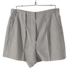 超美品 フェンディ FENDI / 22AW 千鳥格子 ウール ショートパンツ 超美品 フェンディ FENDI / 22AW 千鳥格子 ウール ショートパンツ