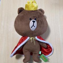 【新品】LINE FRIENDS 韓国限定ブラウン BIGぬいぐるみ 約50cm 非売品】LINEフレンズ コニー&ブラウン BIGぬいぐるみ