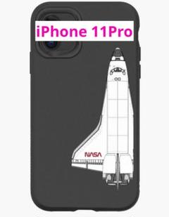 iPhone 11 Pro ケース　NASA ブラック　ロケット