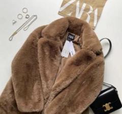ザラ ZARA今季 完売品 無印 フェイクファープレーンマフラー m72993005692_1.jpg?1728775367