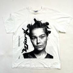 XL ビョーク ビンテージ加工Tシャツ Bjork バックプリント