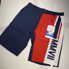 【新品】CLUNK　ハーフパンツ　ゴルフウェア　軽量　通気性　ネイビー　メンズM