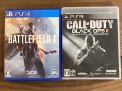 PS4バトルフィールド 1+PS3コール オブ デューティ ブラックオプス2