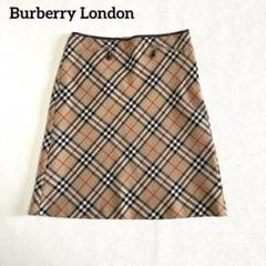 Burberry ブルーレーベル　ベージュ ダブルブレスト ミニスカート バーバリーブルーレーベル ミニスカート ノバチェック ベージュ