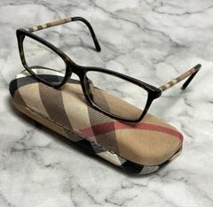 BURBERRY バーバリー　ノバチェック　べっ甲柄フレーム　メガネ　ケース付のサムネイル