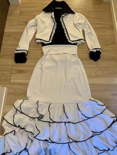 新入荷 Lunares フラメンコ衣装 白／ブラウス黒 - メルカリ フラメンコ