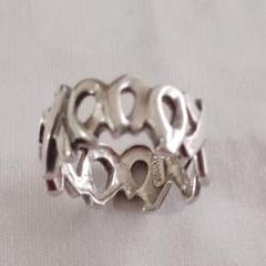 ティファニー　ブローチ　ラブ　キス　XO シルバー925 TIFFANY&Co. ティファニー ラブ＆キス ブローチ シルバー925