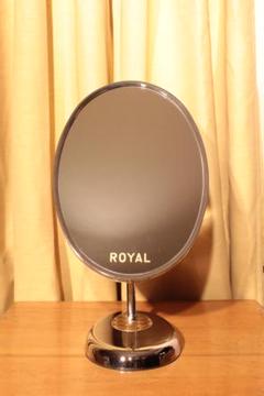 鏡 昭和レトロ ROYAL ミラー 非売品 什器 当時物 日本製