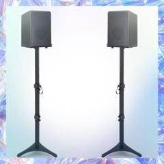 【ペア】K&M 卓上　モニタースピーカースタンド Genelecスピーカー用の卓上スタンドを買ってみた（K&M 23275B
