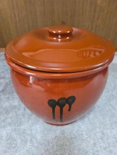 常滑焼 丸甕15号•10号 蓋付 新品 人気アイテム 丸壺蓋付 かめ 久松 常滑焼 10号 【常滑焼 - の