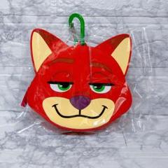 ズートピア ニック シリコンポーチ カラビナ付き 新品